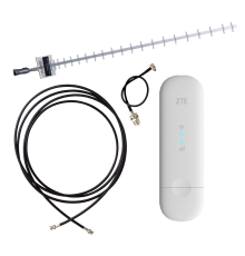 Комплект для 4G интернета LTE модем ZTE MF79U Wi-Fi + Антенна Стрела Rnet 1700-2700 МГц 20 дБ