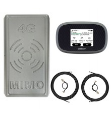 Комплект для 4G інтернету Novatel MiFi 8800 Wi-Fi + антена LTE R-Net Планшет 17 дБ MIMO 824 – 2700 МГц