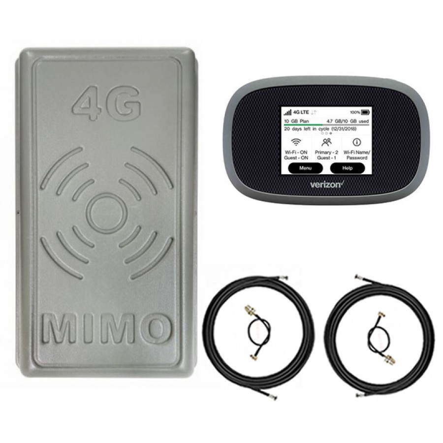 Комплект для 4G інтернету Novatel MiFi 8800 Wi-Fi + антена LTE R-Net Планшет 17 дБ MIMO 824 – 2700 МГц