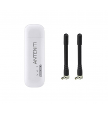 Комплект для 4G интернета 4G USB модем ANTENITI 8372  Wi-Fi + 2 терминальные антенны
